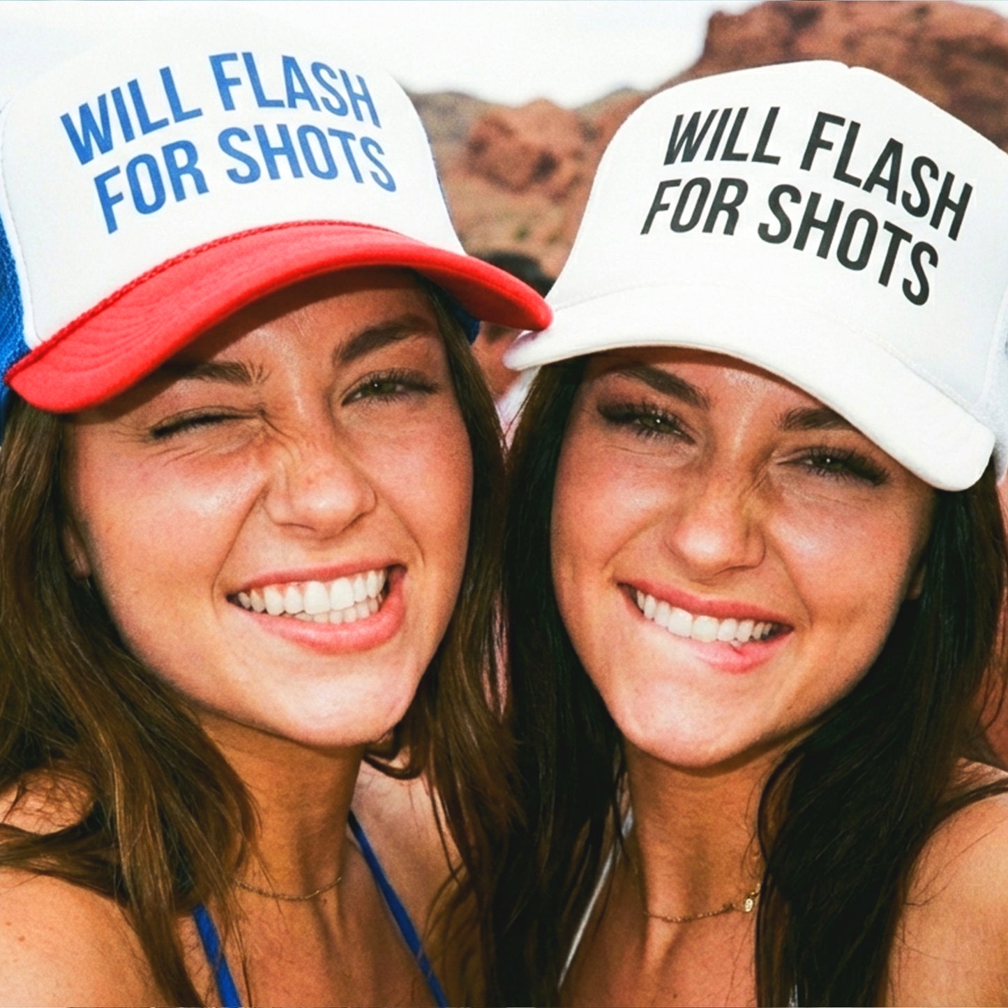 Will Flash for Shots Foam trucker hat